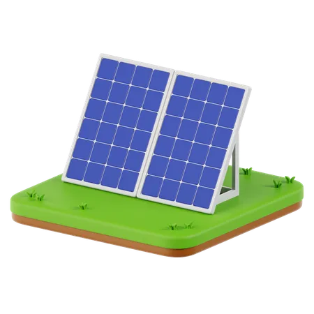 Intelligentes Solarpanel  3D Icon