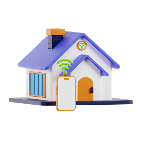 Intelligentes Zuhause  3D Icon