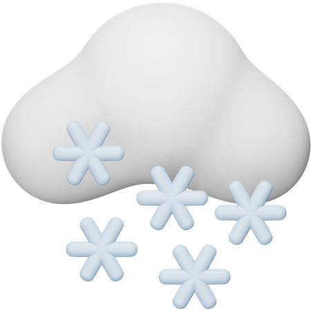 Intense Snow  3D Icon