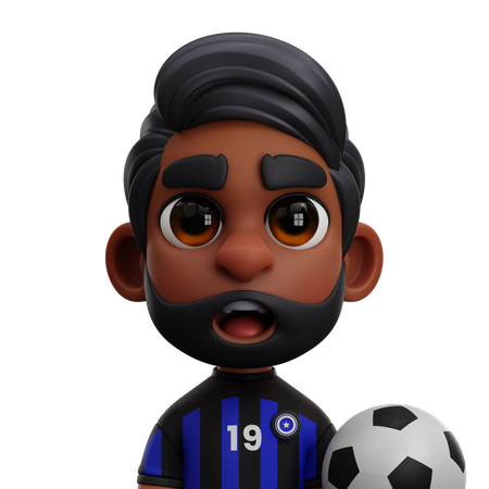 Jogador do Inter de Milão  3D Icon