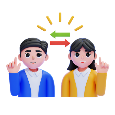 Interação  3D Icon