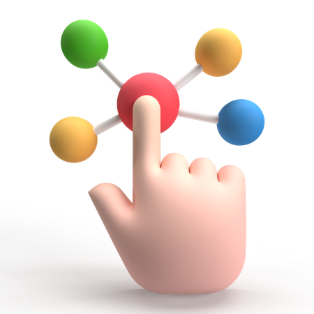 Interaction  3D Icon