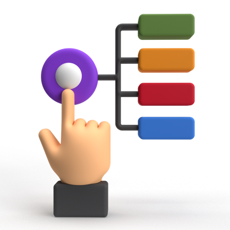 Interaction  3D Icon