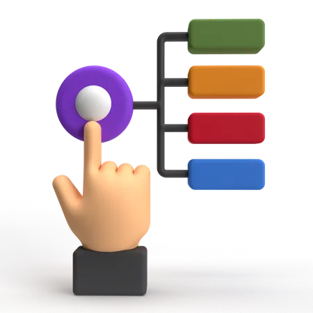 Interaction  3D Icon