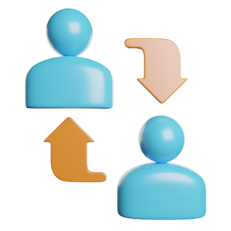 Interaction  3D Icon