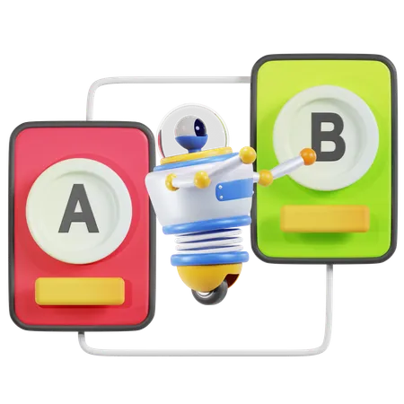 Interactive Learning Robot  3D Icon