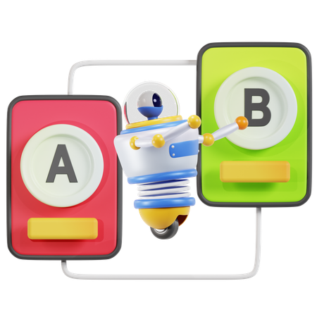 Interactive Learning Robot  3D Icon