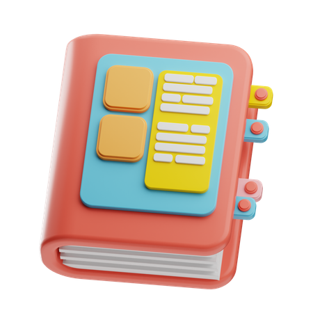Interactive Notebook  3D Icon