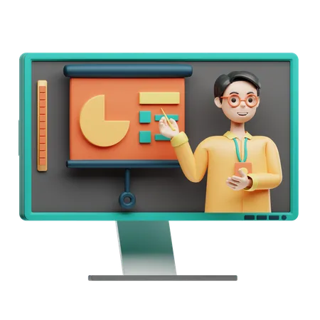 Interactive Training  3D Icon