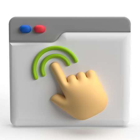 Interaktion  3D Icon