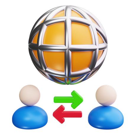 Intercambio  3D Icon