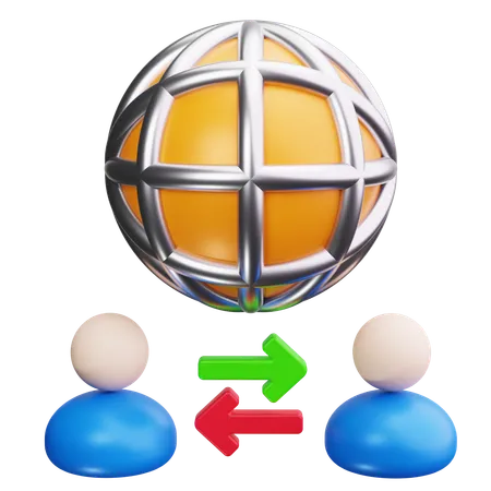 Intercambio  3D Icon