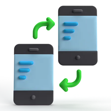 Intercambio movil  3D Icon