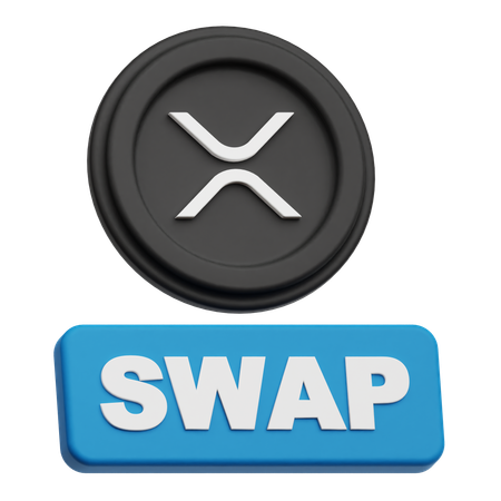 Intercambiar xrp  3D Icon