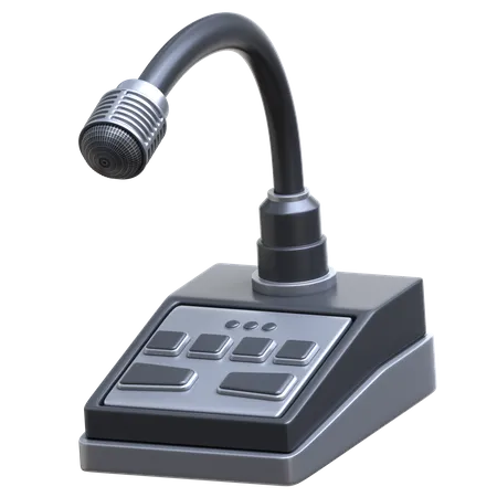 Intercom Microphone  3D Icon