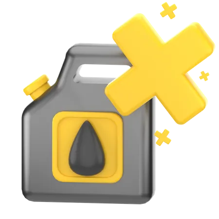 Interdire le pétrole  3D Icon