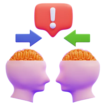 Interessenkonflikt  3D Icon