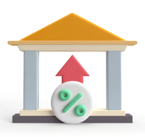 Interest Growth  3D Icon