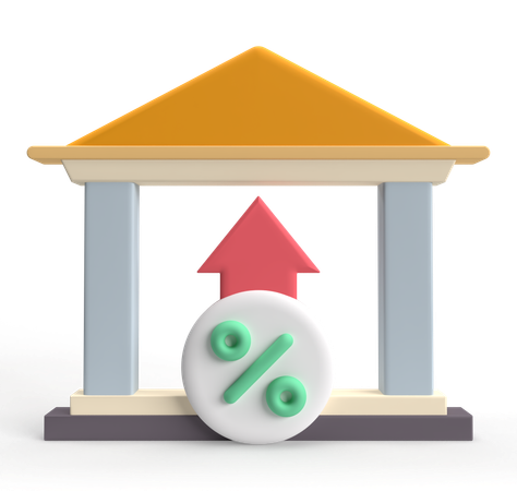 Interest Growth  3D Icon