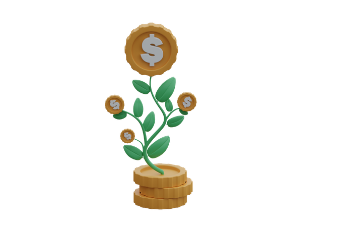 Interest Rate  3D Icon