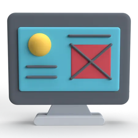 Interface utilisateur  3D Icon