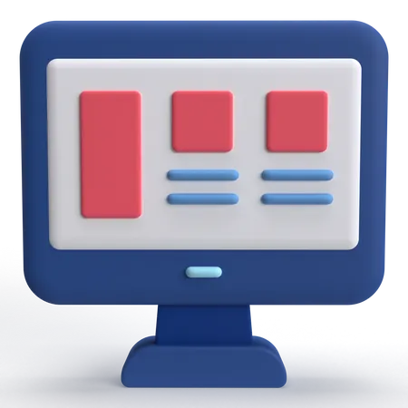 Interface web  3D Icon