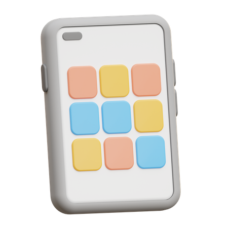 Interfaz de la aplicación  3D Icon