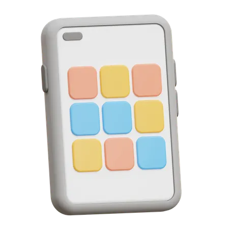 Interfaz de la aplicación  3D Icon