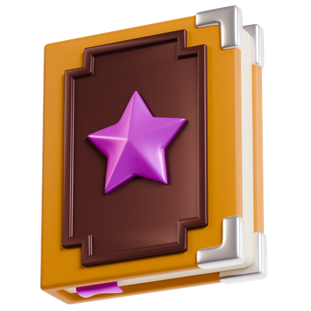 Interfaz del juego libro estrella  3D Icon