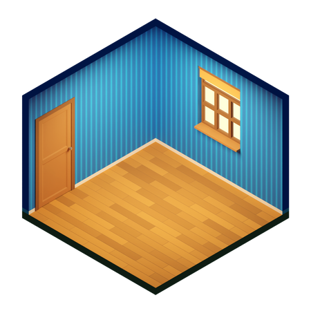 Interior do quarto  3D Icon