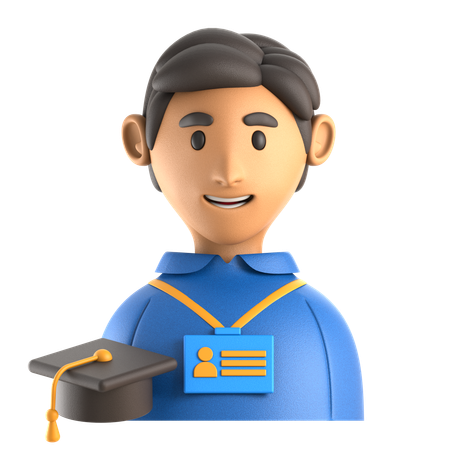Praktikant  3D Icon