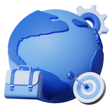 International Business  3D Icon