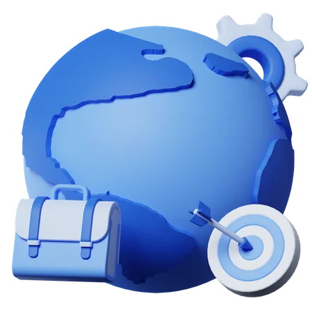 International Business  3D Icon