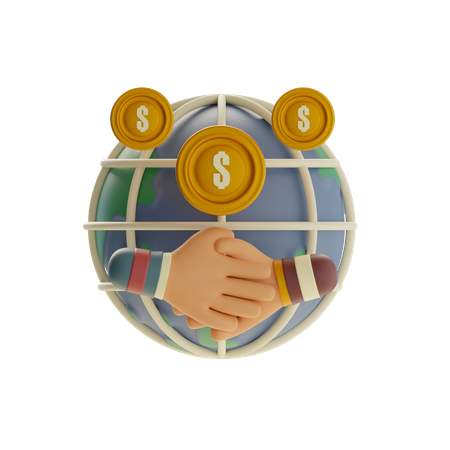 International Business  3D Icon
