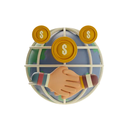 International Business  3D Icon