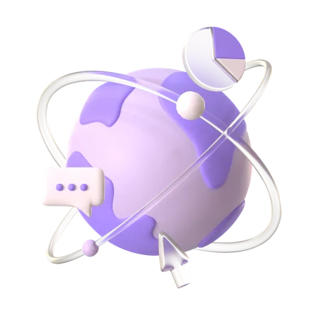 International Business  3D Icon