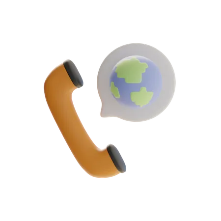 International Customer Service  3D Icon