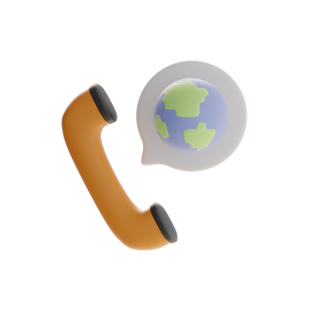 International Customer Service  3D Icon
