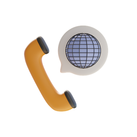 International Customer Service  3D Icon