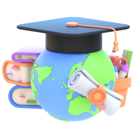 International Day of Education  3D Icon