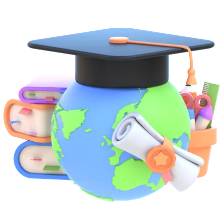 International Day of Education  3D Icon