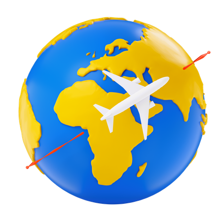 International delivery  3D Icon