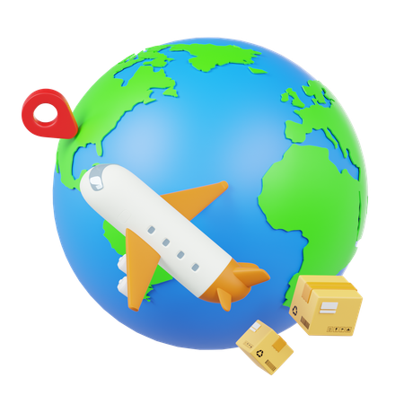 International Delivery  3D Icon