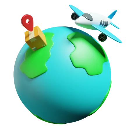International Delivery  3D Icon