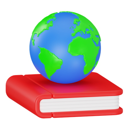 国際教育  3D Icon