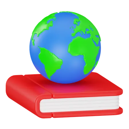 国際教育  3D Icon