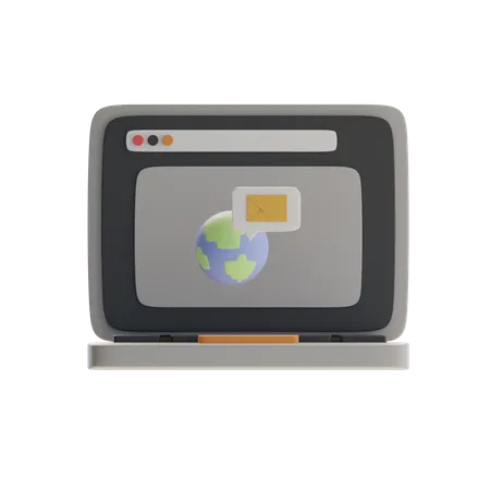 International Email  3D Icon