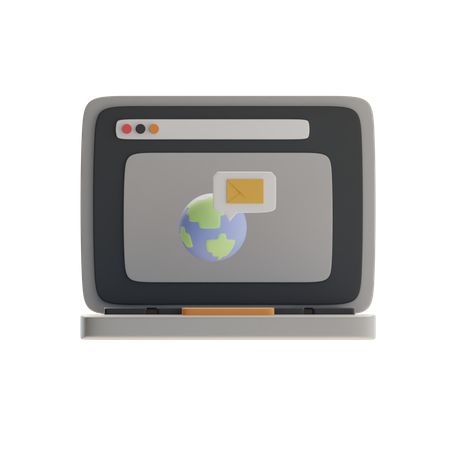 International Email  3D Icon