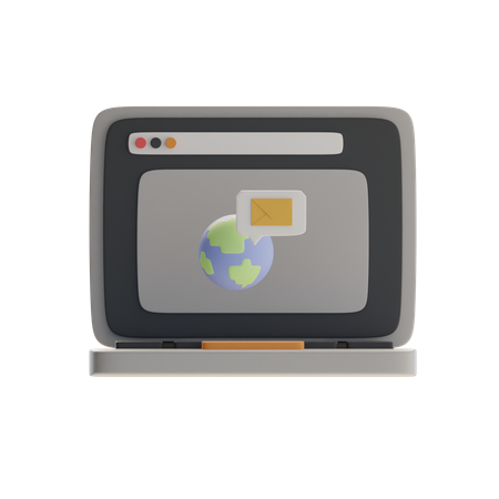 International Email  3D Icon