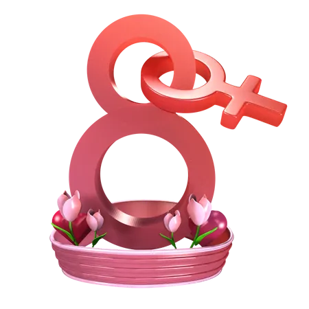 International féminin  3D Icon